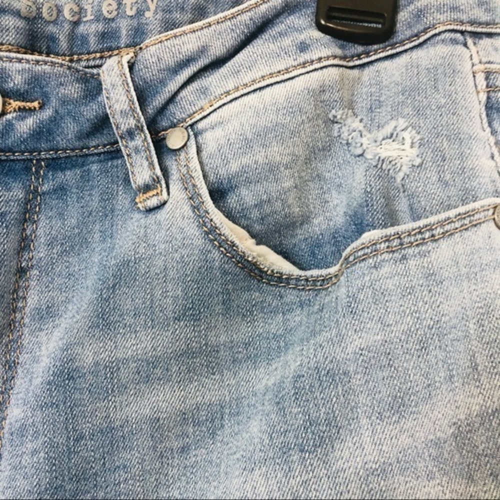 Articles of Society Light Wash Skinny Distressed Jeans/Denim- Size 28 - Picture 10 of 12